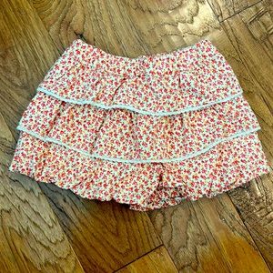 Hannah Kate Ruffle Izzie Skort beautiful lace detail- size 5 NWOT